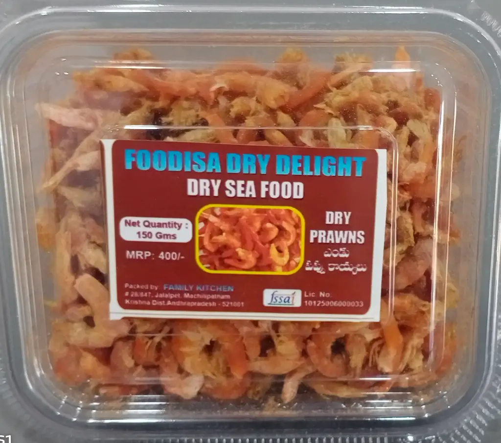 Dry Pappu Prawns (150g)